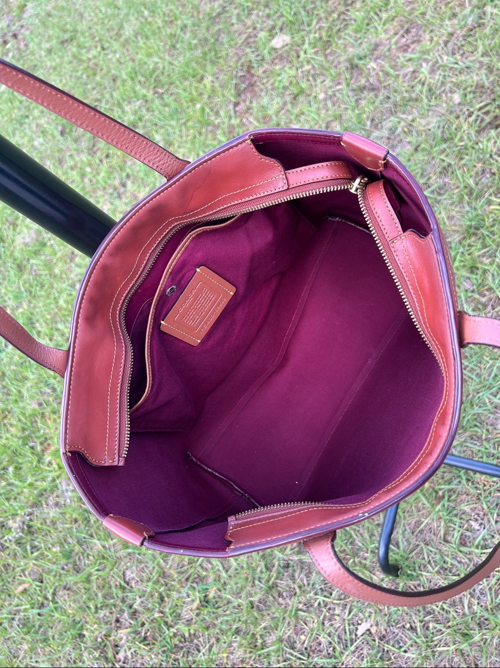 Coach signature top zip tote bag - Picture 5 of 16